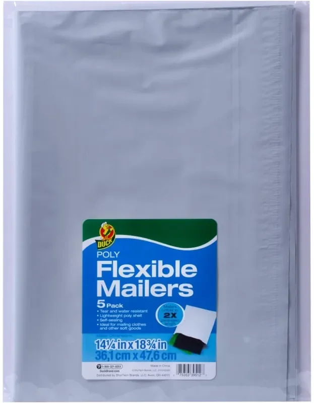 Duck Poly Flexible Mailers – White
