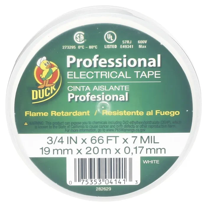 Duck Professional White Electrical Tape