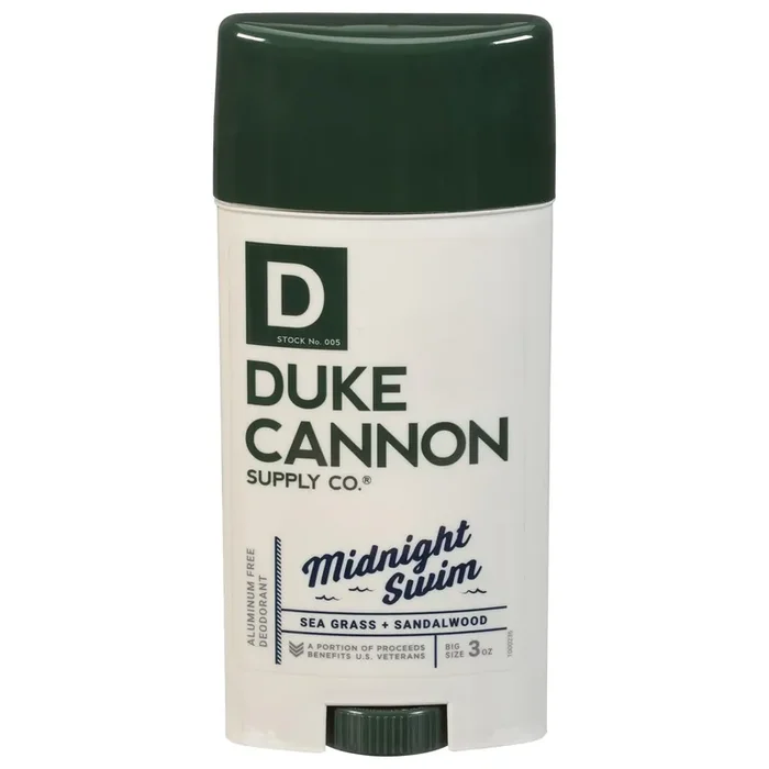 Duke Cannon Midnight Swim Aluminum Free Deodorant