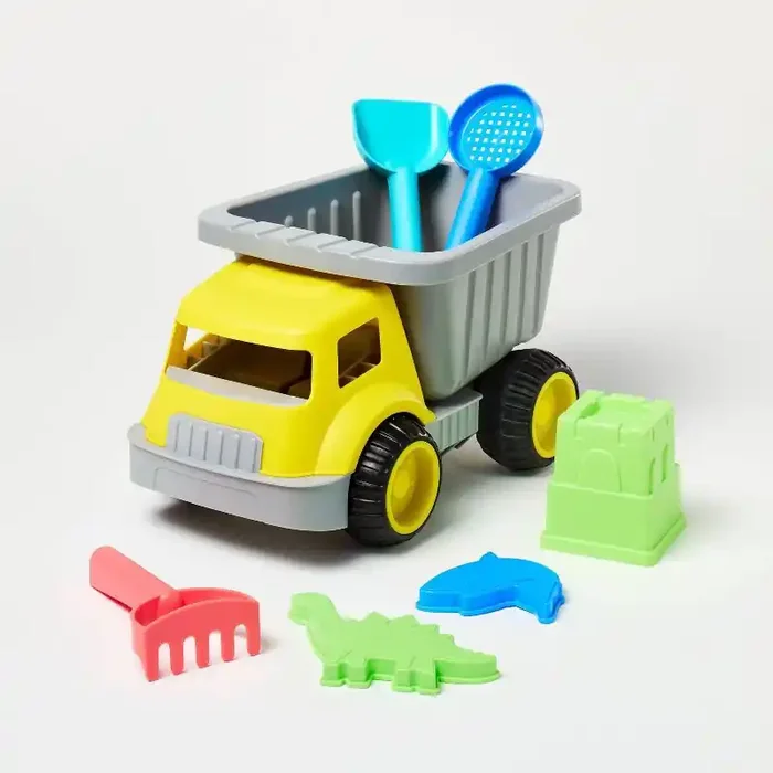 Dump Truck 7pc – Sun Squad™ Sandbox Toys for Kids 18 Months and Up