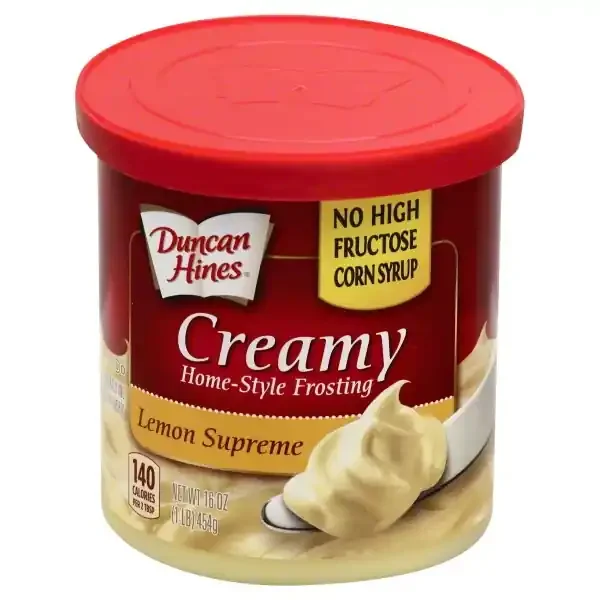 Duncan Hines Creamy H/Sty Frosting Lemon Supreme – 16 oz