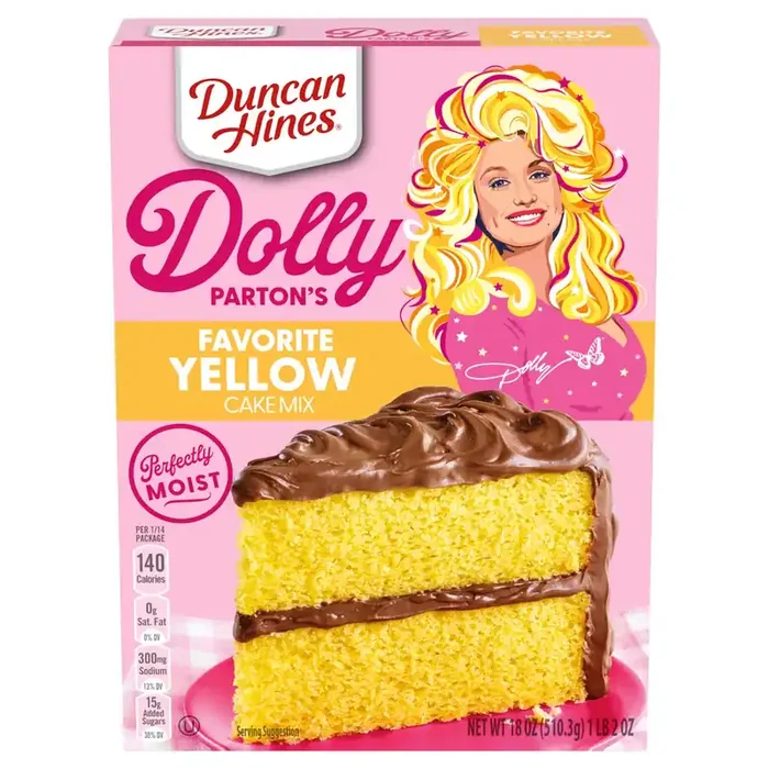 Duncan Hines Dolly Parton‘s Favorite Yellow Cake Mix, 18 oz.