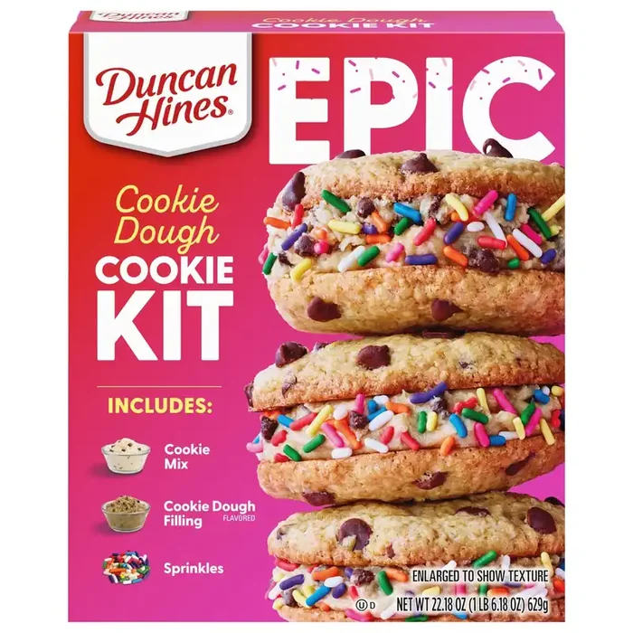 Duncan Hines Epic Cookie Dough Cookie Kit 22.18 oz