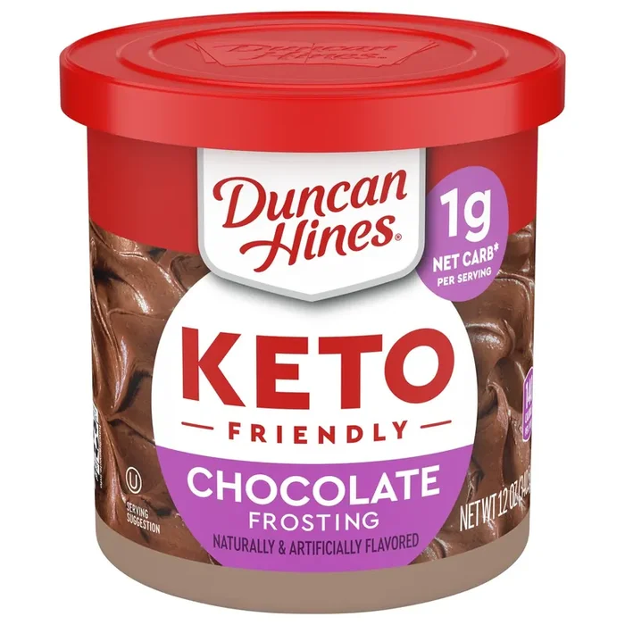 Duncan Hines Keto Friendly Chocolate Frosting – 12 oz