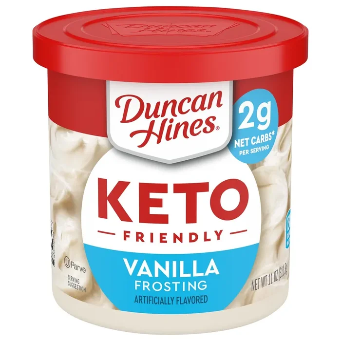 Duncan Hines Keto Friendly Vanilla Frosting 11 oz