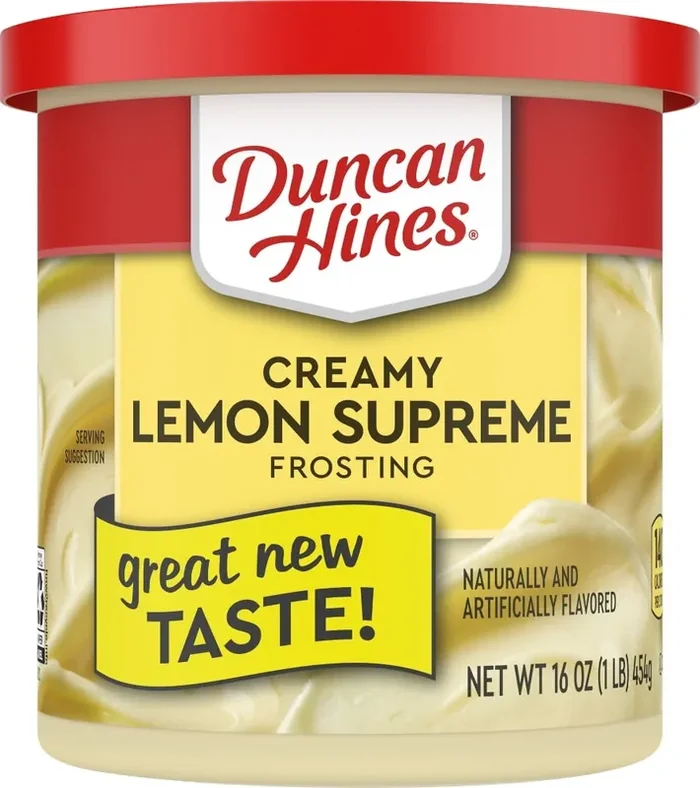 Duncan Hines Lemon Supreme Creamy Homestyle Frosting