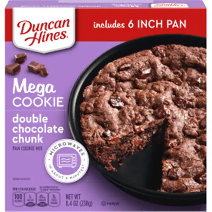 Duncan Hines Mega Cookie Double Chocolate Chunk Cookie