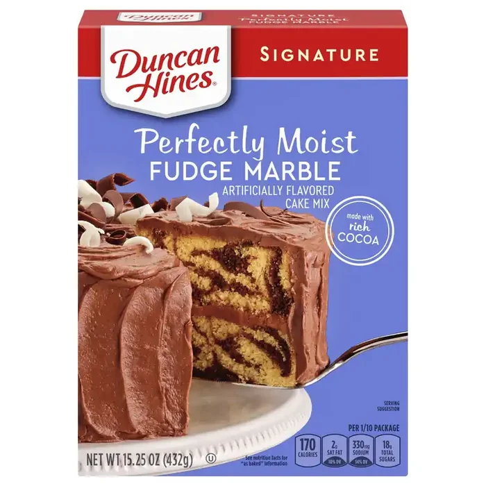 Duncan Hines Signature Cake Mix – Fudge Marble