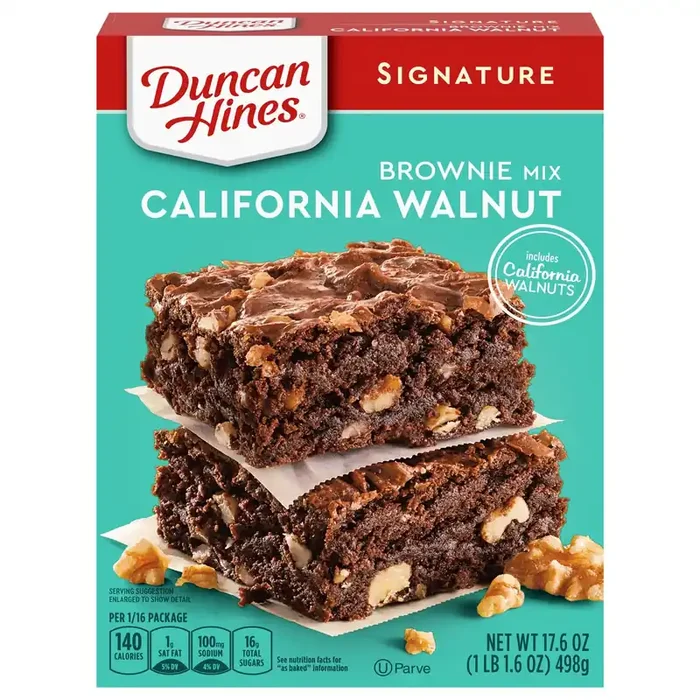 Duncan Hines Signature California Walnut Brownie Mix 17.6 oz