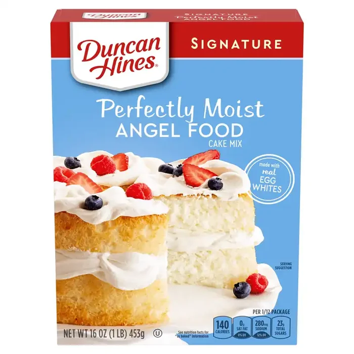 Duncan Hines Signature Perfectly Moist Angel Food Cake Mix 16 oz