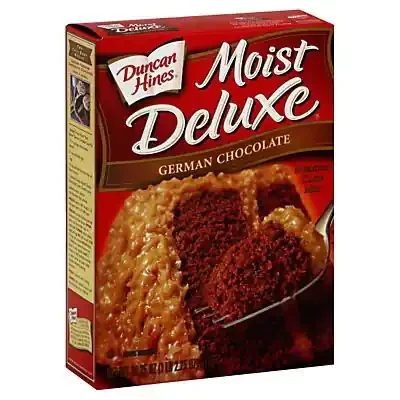 Duncan Hines Signature Perfectly Moist German Chocolate Cake Mix, 15.25 oz
