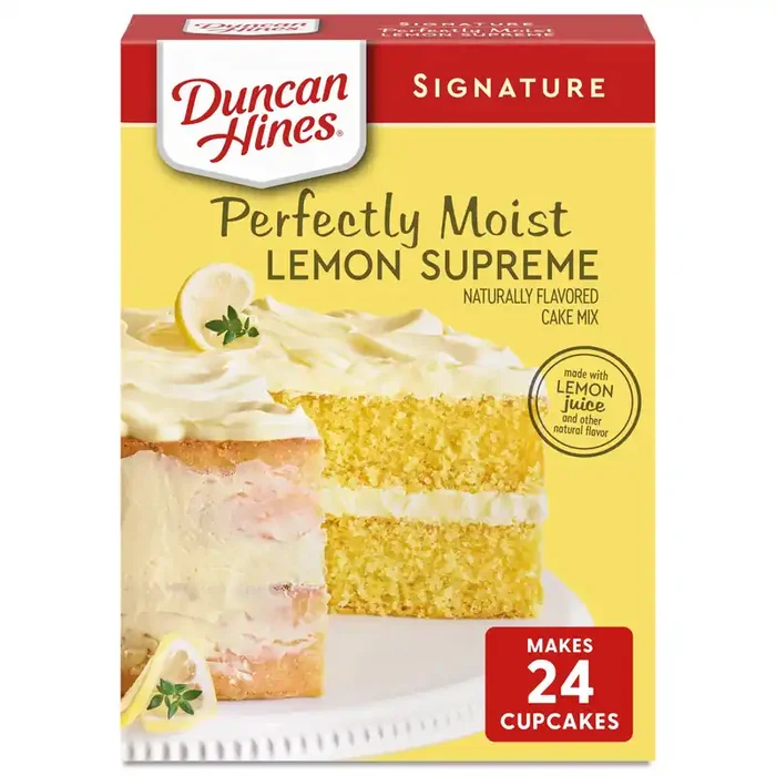 Duncan Hines Signature Perfectly Moist Lemon Supreme Cake Mix 15.25 oz