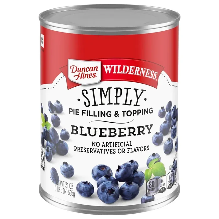 Duncan Hines Wilderness Simply Blueberry Pie Filling & Topping 21 oz