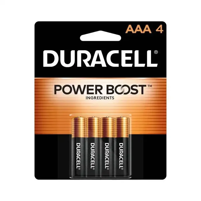 Duracell Coppertop AAA Batteries – 4pk Alkaline Battery