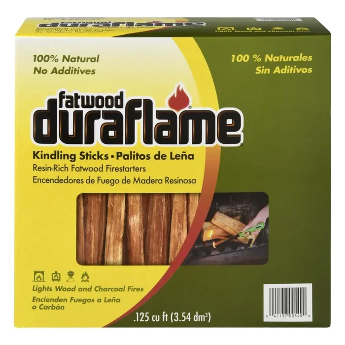 Duraflame Fatwood Kindling Sticks 5-lb Natural Firestarter
