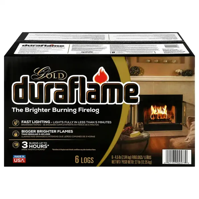 Duraflame Gold Firelogs 6 Ct Box