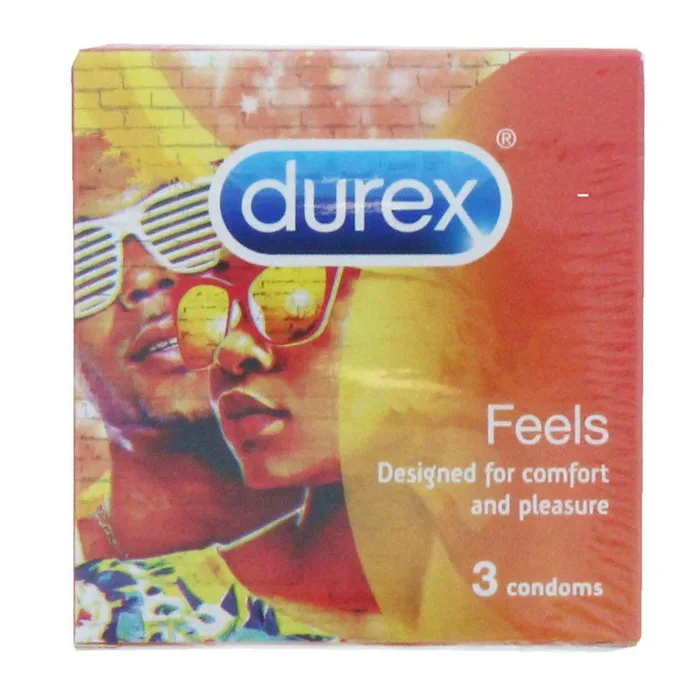 Durex Feels Condoms 3 Pack – Case of 12