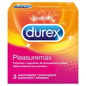 DUREX PLEASUREMAX KONDOME 3 STÜCK