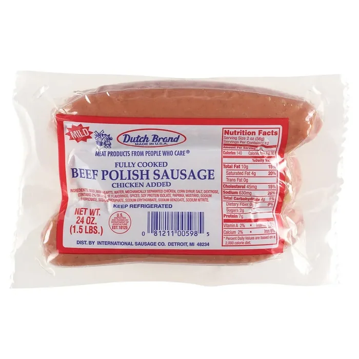 Dutch Brand Beef Polish Sausage