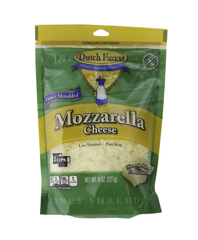 Dutch Farms Cheese, Fancy Shredded, Mozzarella – 8 oz