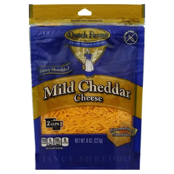 Dutch Farms Fancy Shredded Mild Cheddar Cheese