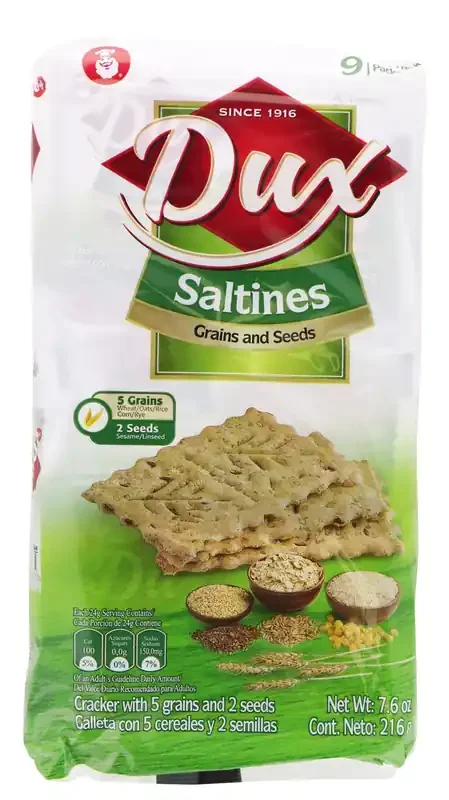 Dux Saltines Grains And Seeds Crackers