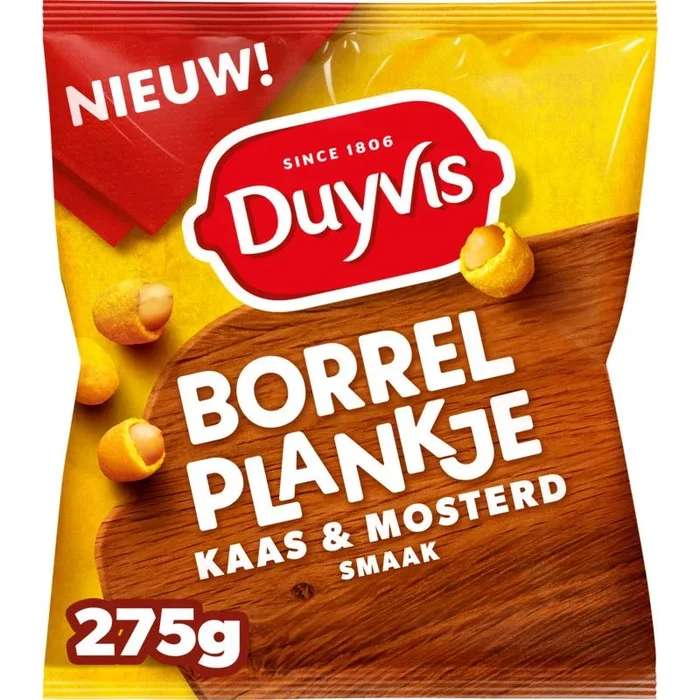 Duyvis Cheese and mustard snack plate