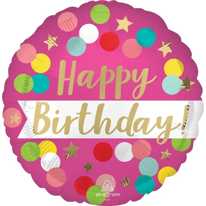 E&R Hbd Pink Confetti