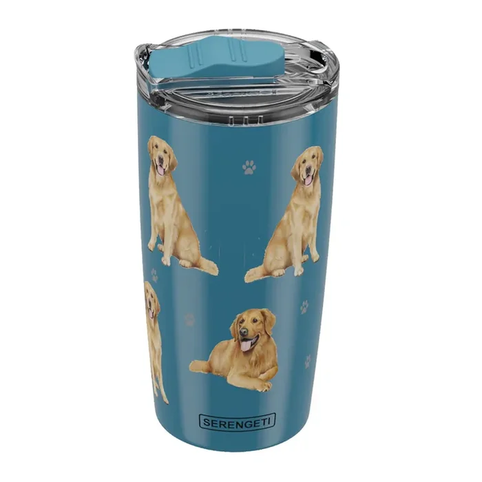 E&S Marketing Golden Retriever Tumbler