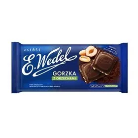 E.WEDEL BITTERSCHOKOLADE MIT NÜSSEN 80 G 20 ST