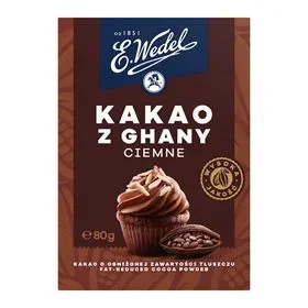 E.WEDEL DUNKLER KAKAO AUS GHANA 80 G 10 STK