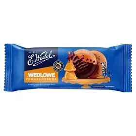 E.WEDEL WEDL ORANGENKEKSE MIT ORANGENGELEE ÜBERZOGEN MIT DUNKLER SCHOKOLADE 147 G 24 STÜCK