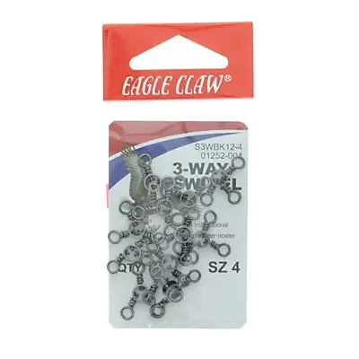 Eagle Claw 3 Way Swivle, Size 4