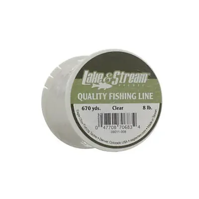 Eagle Claw Lake & Stream Clear Fishing Line 8lb 670yds
