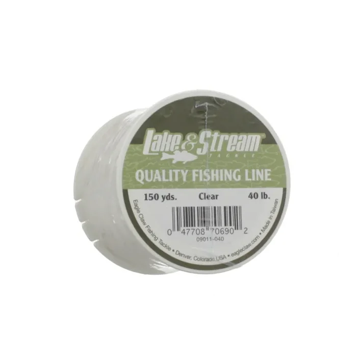 Eagle Claw Lake & Stream Fishing Clear Line 40lb 150yds