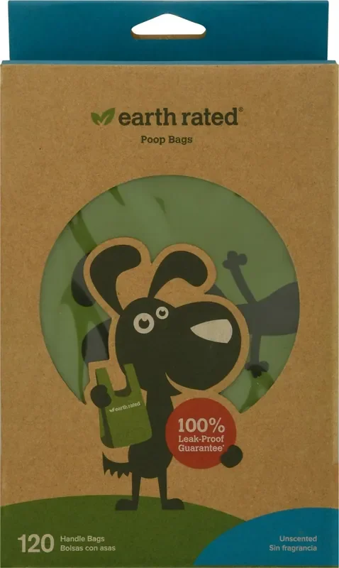 Earth Rated Unscented Poop Bags 120 ea