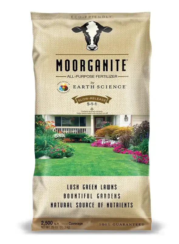 Earth Science Moorganite 25-lb 2500-sq ft 5-1-1 Natural Organic Milorganite