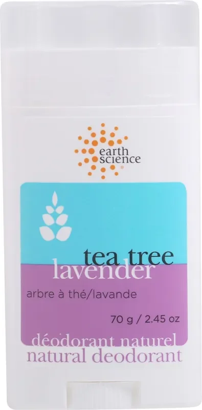 Earth Science Natural Tea Tree Lavender Deodorant 2.45 oz