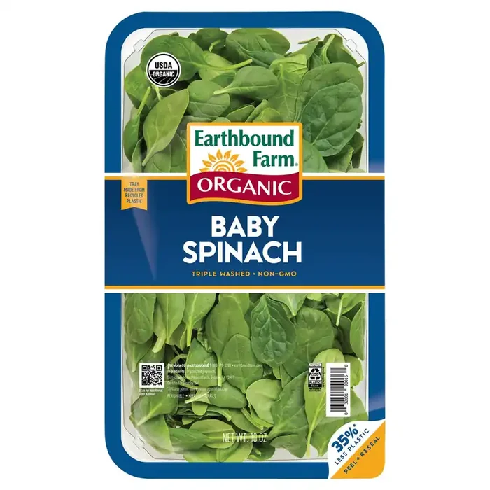 Earthbound Farm Organic, Baby Spinach, 10 oz