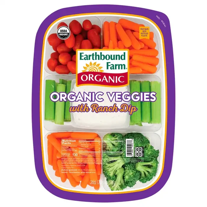 Earthbound Farm Organic Vegetable Tray 36oz