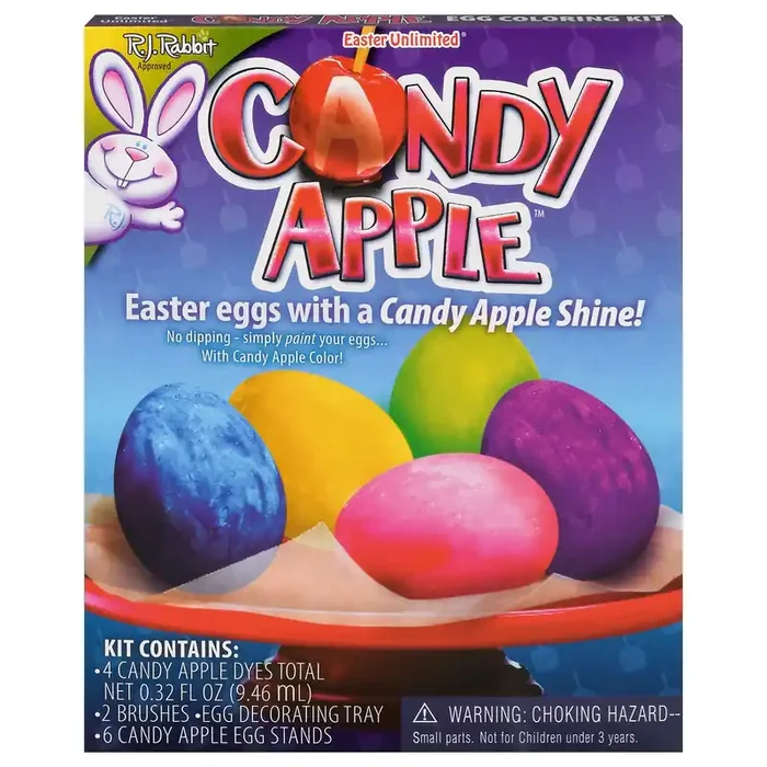 Easter Unlimited Candy Apple Egg Coloring Kit 12 Each 1 ea