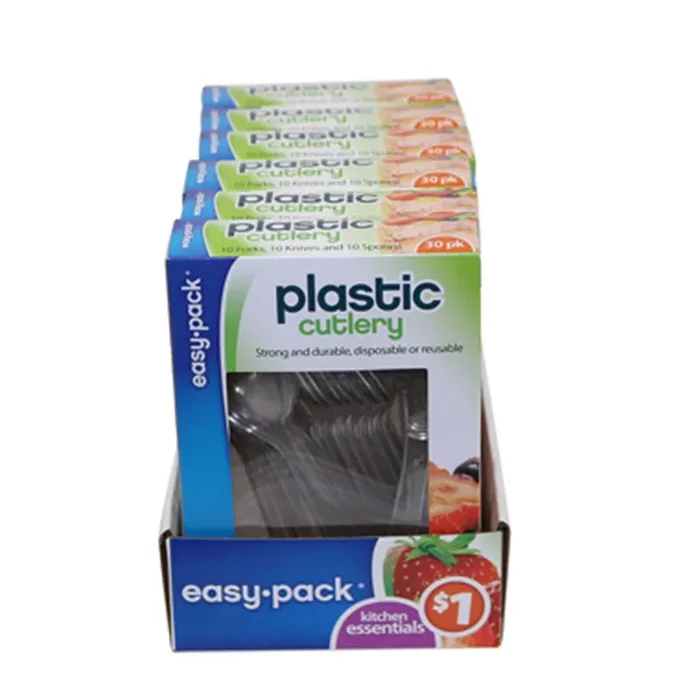 Easy Pack Ep Cutlry Clear Asst