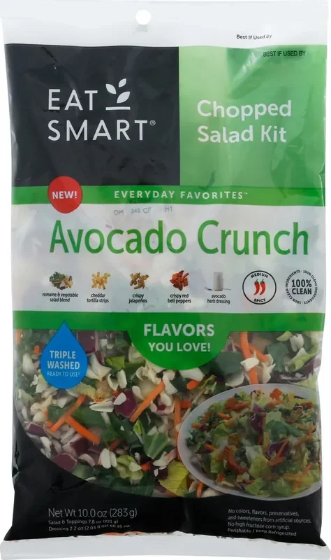 Eat Smart Everyday Favorites Chopped Avocado Crunch Salad Kit 10 oz