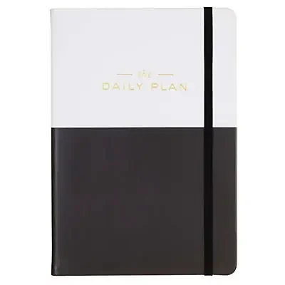 Eccolo Black/White Guided Daily Planner