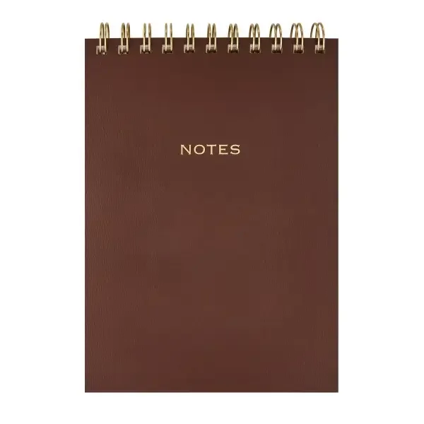 Eccolo Steno Pad, 6″” x 8″”, 120 Sheets, Brown