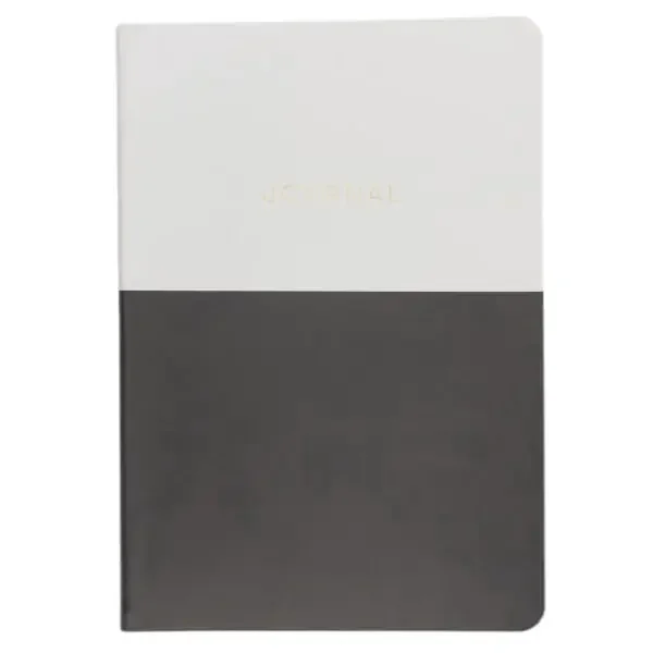 Eccolo Style Journal, 6″” X 8″”, 256 Pages, Black & White/Ivory