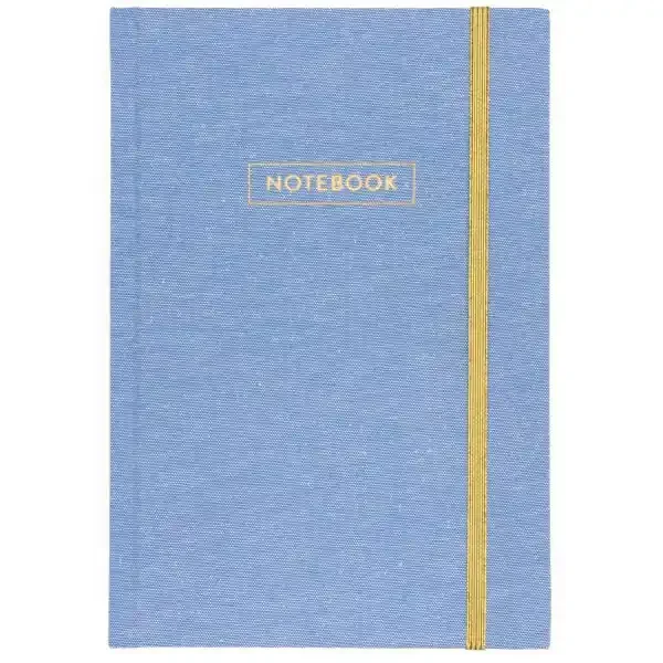 Eccolo Style Journal, 6″” X 8″”, 256 Pages, Chambray/Blue Linen/Ivory