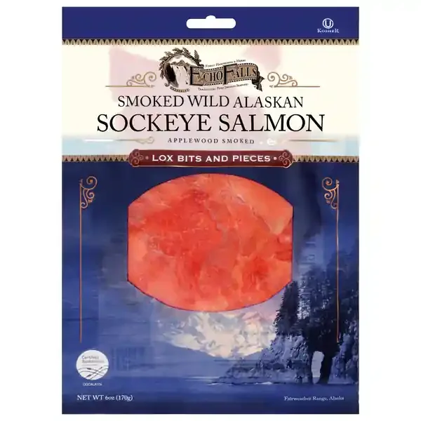 Echo Falls Smoked Wild Alaskan Sockeye Smoked Salmon