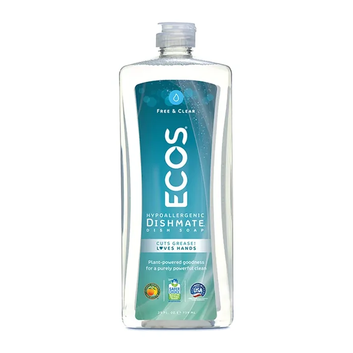 Ecos Plant Powered Free & Clear Dish Soap 25 fl oz