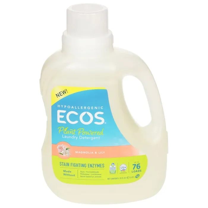 ECOS Plant Powered Magnolia & Lily Laundry Detergent 70 fl oz